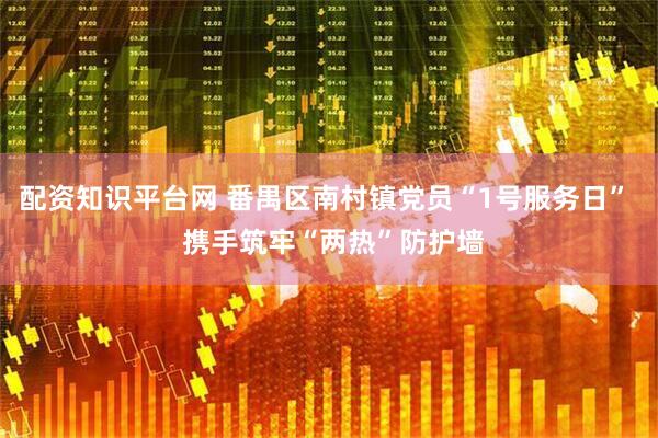 配资知识平台网 番禺区南村镇党员“1号服务日”  携手筑牢“两热”防护墙
